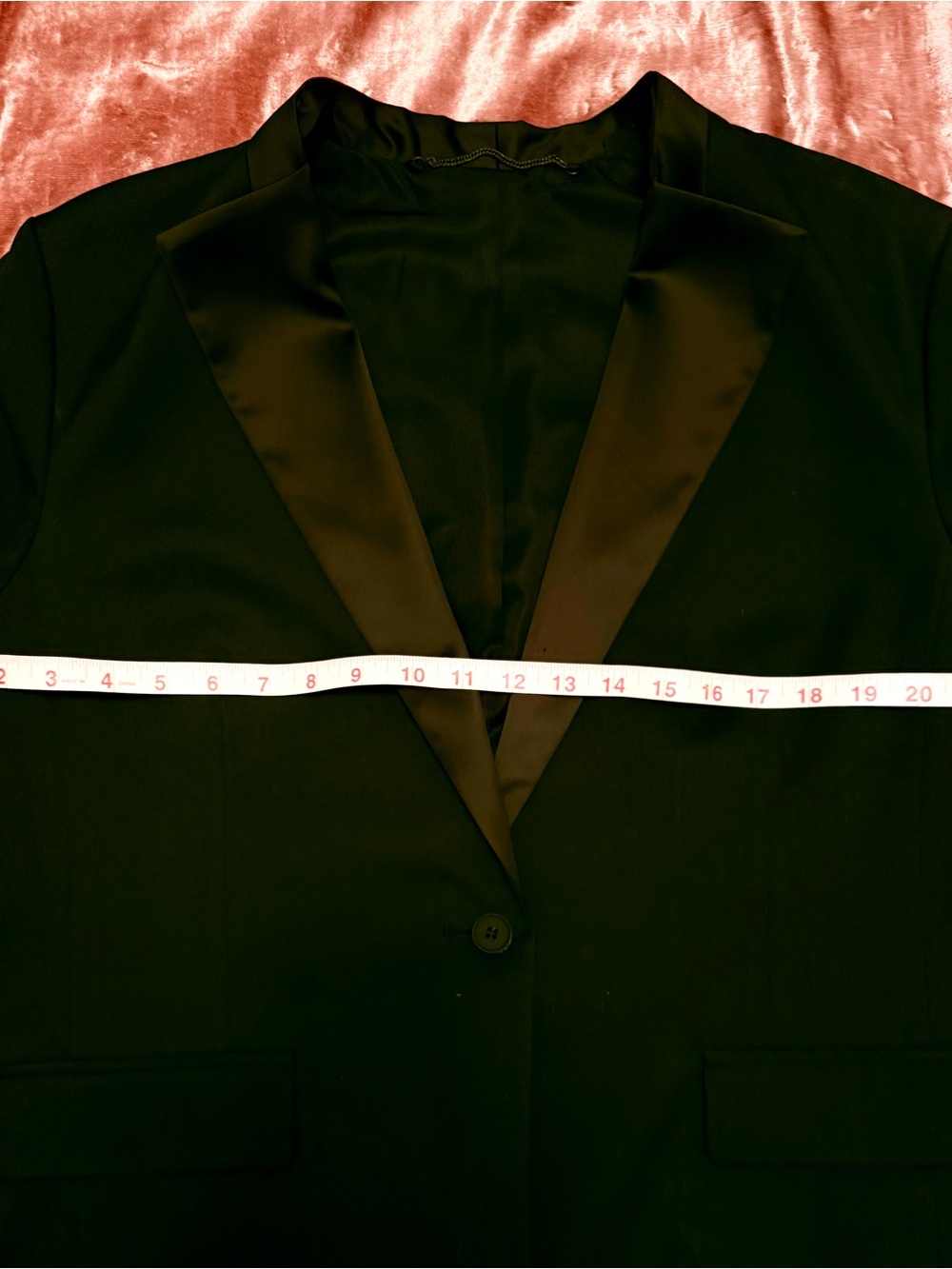 ALLSAINTS Sofía Satin Tuxedo Style Blazer - Picture 8 of 9